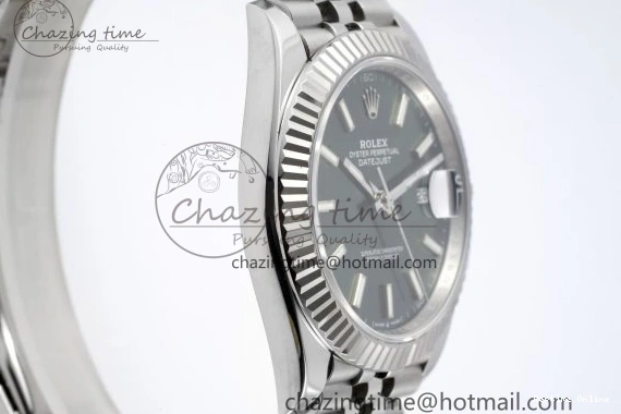 0408 Tailored DateJust 41 126334 NTF 1:1 Best Edition 904L Steel Green Stick Dial on Jubilee Bracelet VR 2155